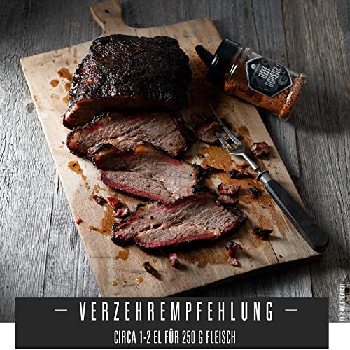 Ankerkraut Beef Booster, Rub Brisket und Steak Gewürz, Gewürzmischung für Fleisch, 230g im Streuer