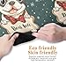 ALAZA Merry Christmas French Bulldog Bone Tsnowflake Yoga Mat Non Slip Fitness Exercise Mat, Workout Mat for Yoga, Pilates and Floor Exercises