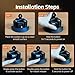 Movmax Solar-Powered Electronic Suction Cup,Auto-Suction Cups Professional Camera Mount,Universal Thread Mount,Compatible with Blade arm,Vlogging & Action Camera (New Updates)