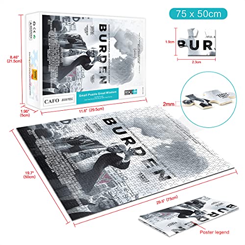 ZKSB Klassisches Puzzle Burden Mind Spiel 1000 Teile Puzzle Eine perfekte Sammlung 75x50cm – Bild 8