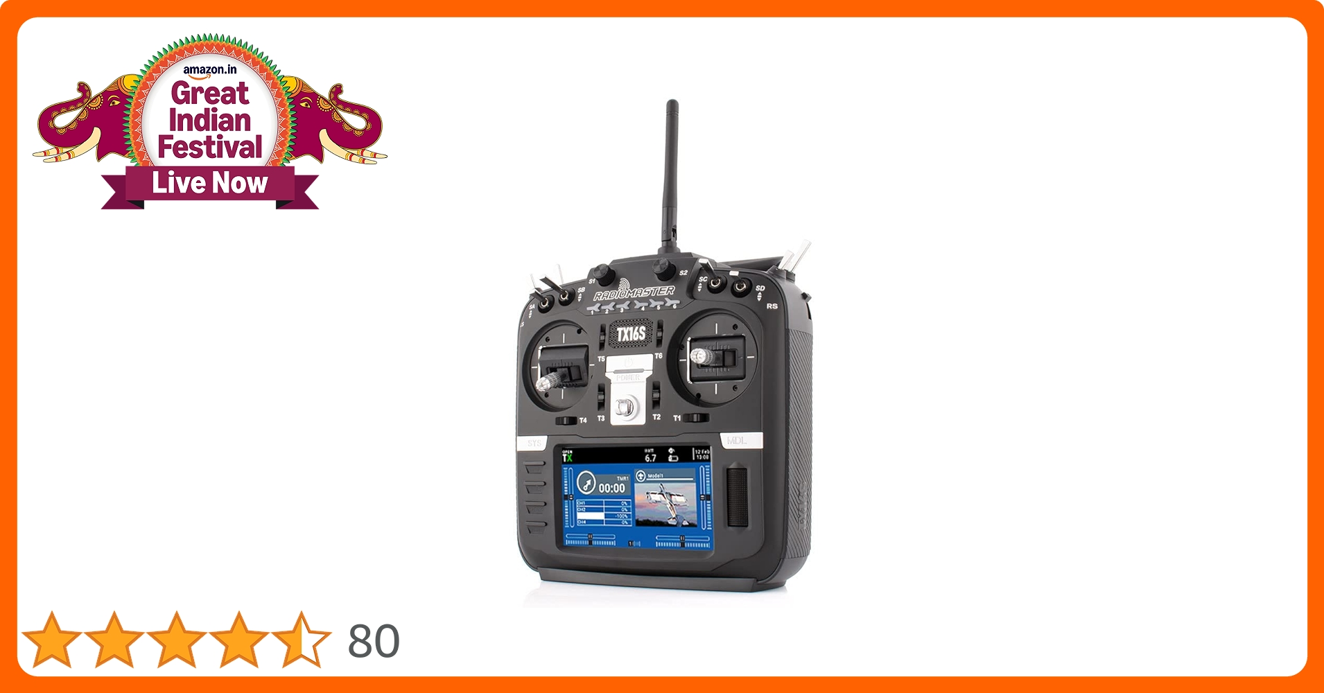 RadioMaster TX16S MKII V4.0 2.4G 16CH Hall Gimbals