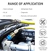 kclkda 2Pcs R1234yf to R134a Adapter, High/Low Side Quick Coupler Adapter, R1234yf Refrigerant Recharge Kit, Quick Couplers R134a Adapters for Car A/C Refrigerant System Evacuation Recharging #4
