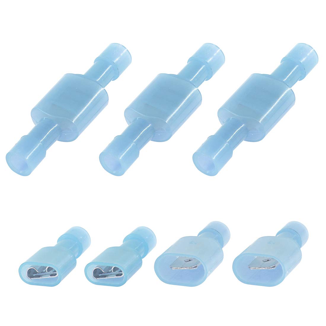 glarks 100 16–14 GAUGE vollisoliert weiblich Spaten Nylon Elektrische Schneller isoliert Crimp Terminals Stecker Sortiment Kit