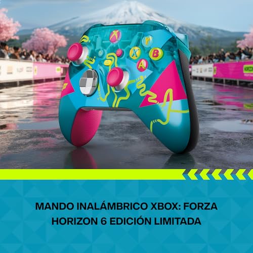 Xbox Mando inalámbrico Forza Horizon 6 Edición limitada Series X|S, One, PC y dispositivos habilitados para la nube - Detalles de ensamblaje, puertos y componentes internos