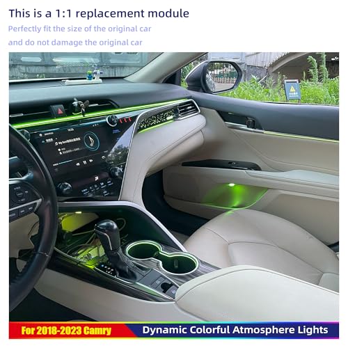 Luces LED ambientales interiores para Toyota Camry 2018-2023 miniatura 3