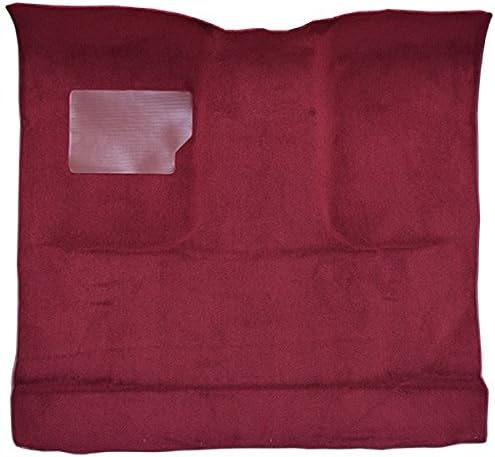 Alfombra automotriz compatible con camioneta Ford de 1974 a 1979 de cabina estándar, 2 WD automática (897-pelo de corte de felpa carbón)