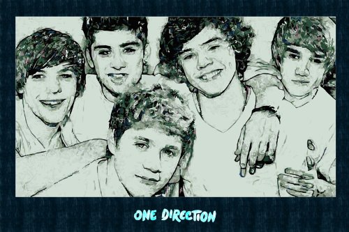 Amazon One Direction Art Emporio 'One Direction' Poster (Poster Paper, 91.44 cm x 60.96 cm ...