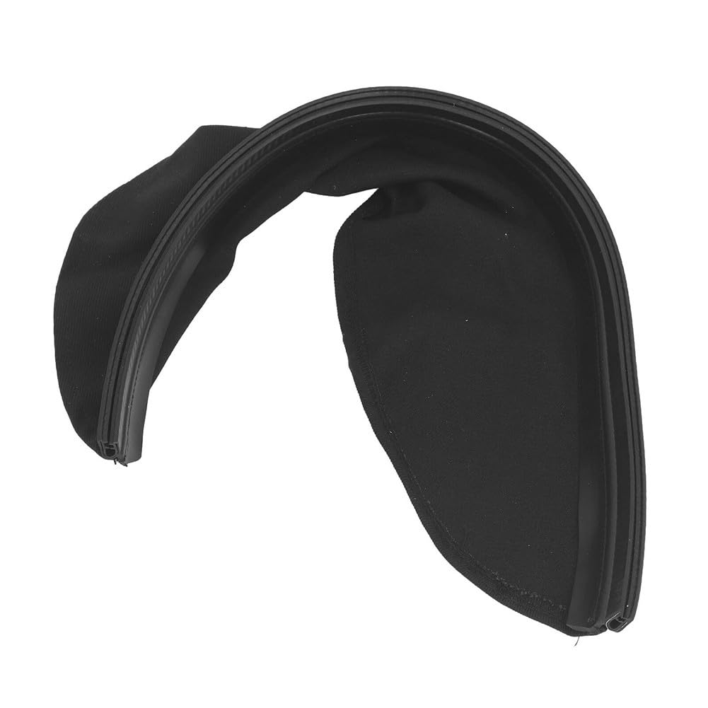 Saldatura casco bavaglino rimovibile protezione collo Flash & per Spark per protezione, per cotone ignifugo e PU, nero
