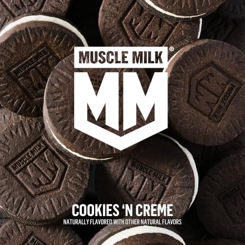 Muscle Milk High Protein Shake, Cookies 'n Creme, 11 oz Cartons (12 Pack) - image 5