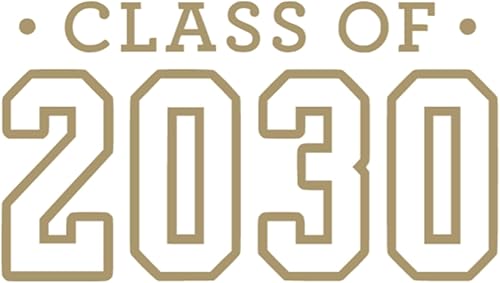 Class of 2030 Iron On Decal, Senior Class Shirt Patch, Heat Transfer, HTV Graphic Tshirt Sticker, DIY Crafts, Pick Size Color, Iron-On Almost