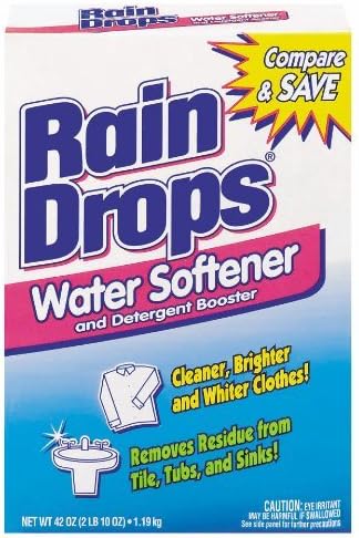 Rain Drops Water Softener, 42 Ounce (Pack of 2)