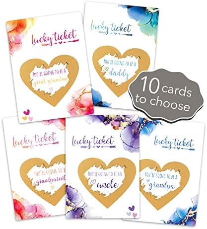 Jolicoon Pregnancy announcement scratch card - You are going to be an aunt with envelope - Baby announcement aunt