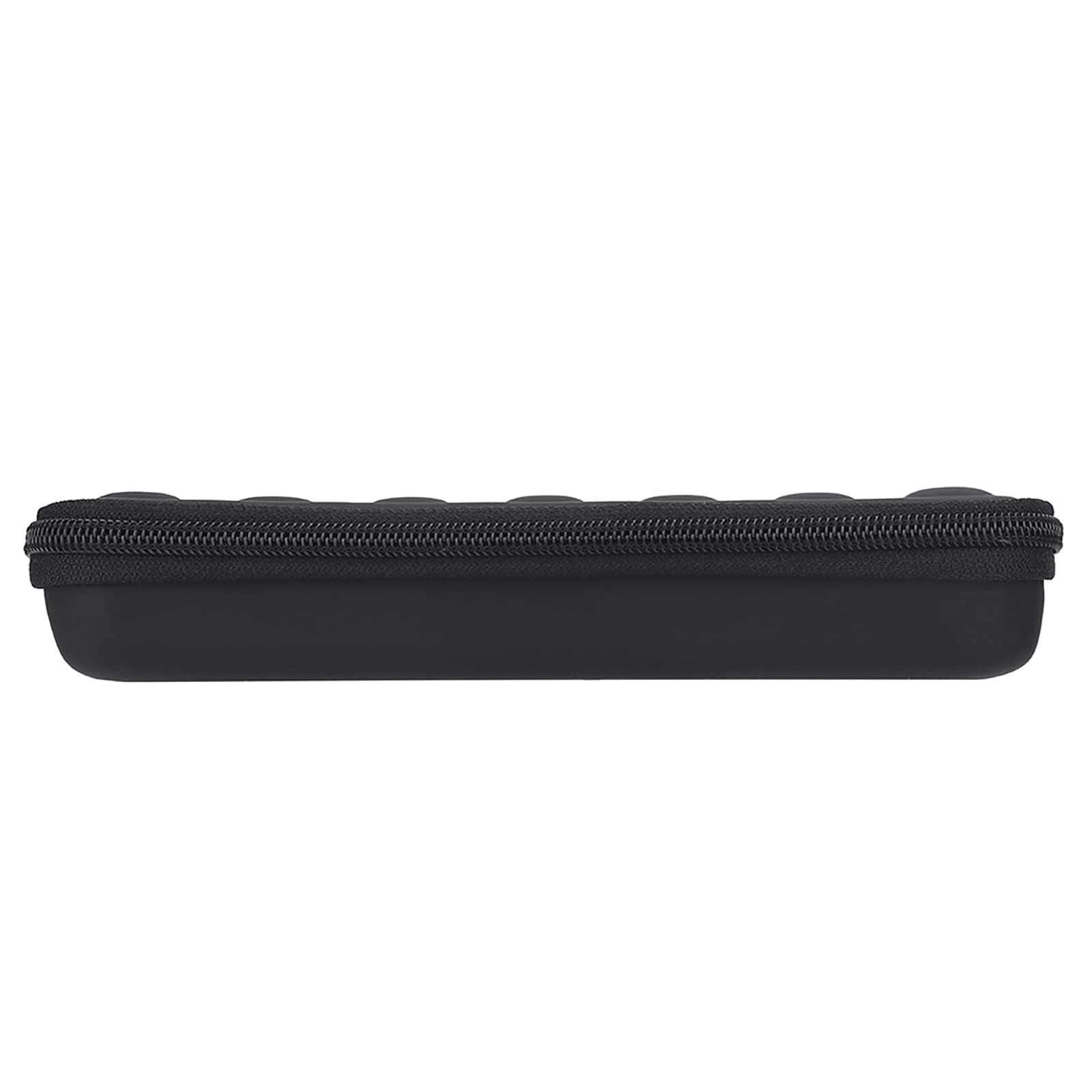 Estuche de Transporte con Cremallera para 7 Armónicas, Bolso Ligero de Cuero PU con Ranuras Interiores Suaves, Portátil para Amantes de la Armónica