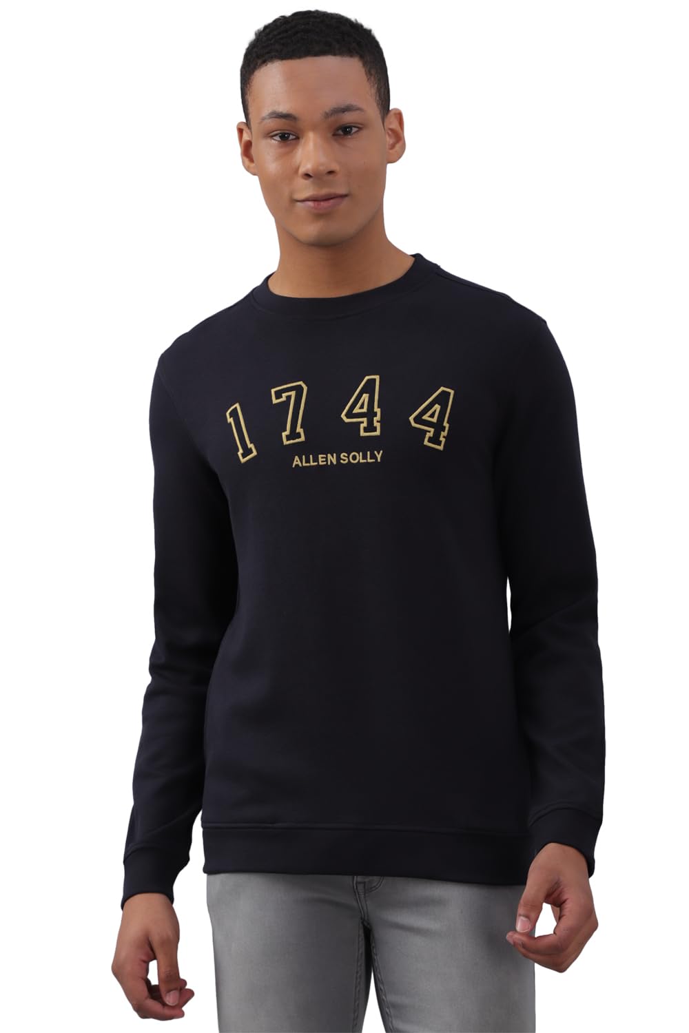 allen solly Cotton Men Crew Neck Sweatshirt-picture-14
