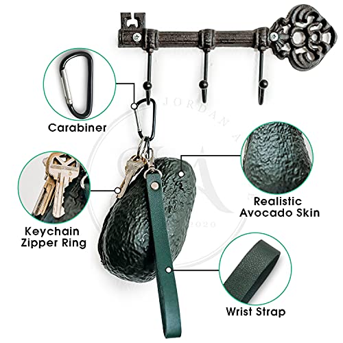 Avocado Coin Purse For Women/Avocado Gifts Wallet Purse Coin Pouch /Vegan Gifts Or Keto Gifts Avocado Keychain /Novelty Purse Pouch Wristlet Wallets For Women/Avocado Stuff Or Avocado Wallet Wristlet For Women #TOP1