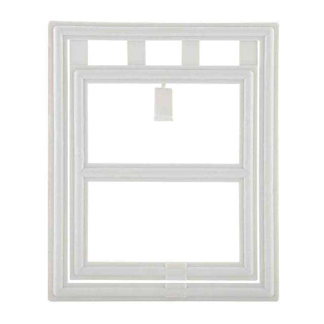 Foto 6 de 8 de Wakects Puerta para Mascotas con Mosquitera, Túnel para Gato, Diseño Clásico, Tamaño L, Color Blanco