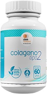 Colágeno Tipo 2 | Não Hidrolisado | 60 Cápsulas, 500mg, Líder Vendas