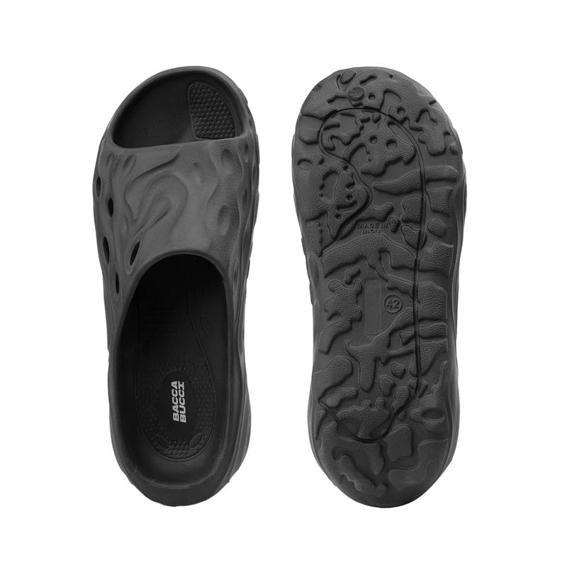 Image of Bacca Bucci Drift Foam Recovery Clogs for Men | Lightweight EVA Slip-On Slides | Breathable Quick-Dry Comfort Sandals