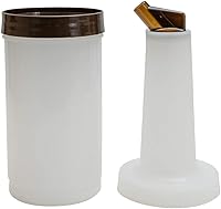 Vista 3 de (1-PC-1Qt) Brown Store N Pour - Recipientes para botellas con boquilla Flow-N-Stow Fruit Juice & Licor Bar Verter Botellas