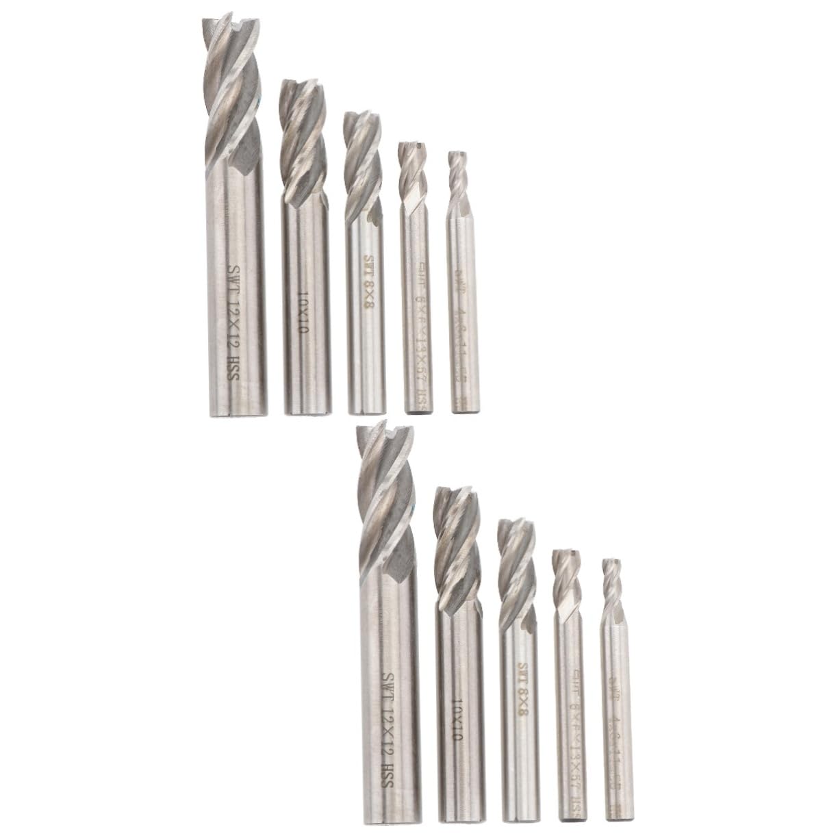 Set de fraises pour CNC jojofuny de 10 pièces pour la découpe de précision du bois