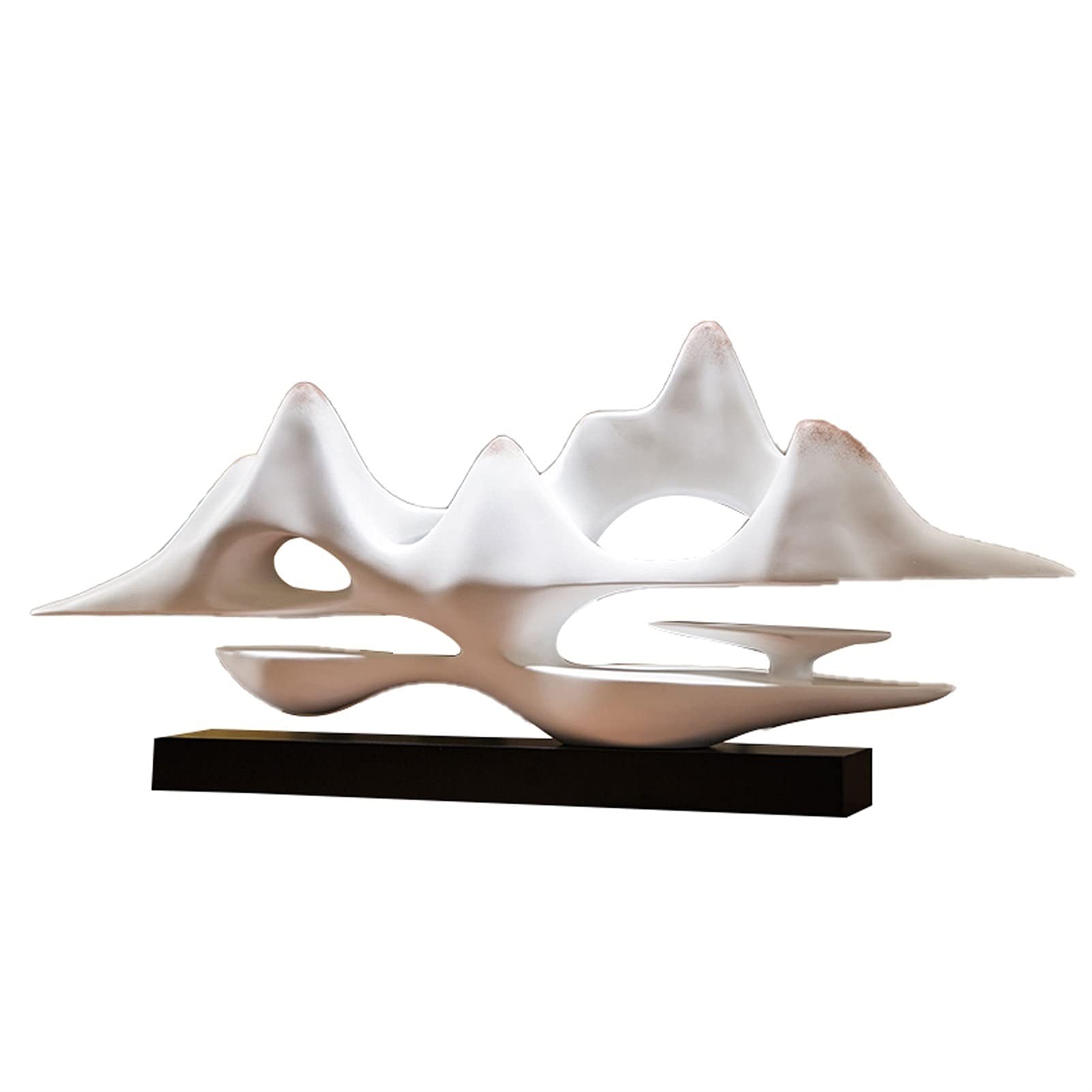 Amazon.co.jp: 装飾像ホームデコレーション山の彫刻、レトロ工芸品の