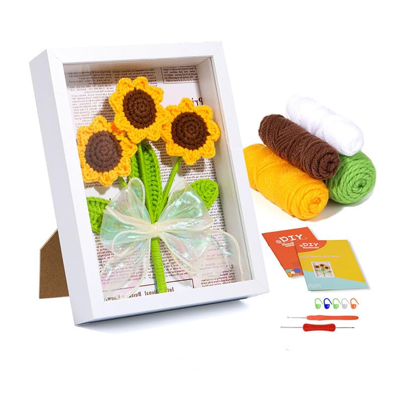 ZHENGE Häkelset für Anfänger, Häkelset, niedliches Tier-Set, Hunde-Starterpaket mit Garnbällen, Häkelnadeln, Maschenmarkierern, Anleitung (evtl. nicht in deutscher Sprache), Zubehör-Set für Anfänger