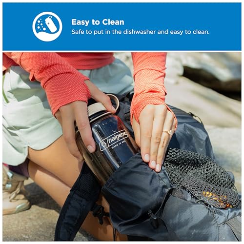 Image of Nalgene 32 oz Wide Mouth Water Bottle | BPA-Free, Durable & Leak Proof, Lightweight Bottle for Hiking & Gym, Work & Travel