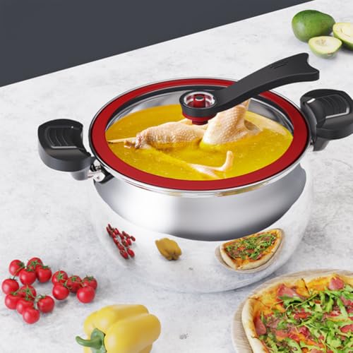 Olla a presión de acero inoxidable 5L miniatura 3