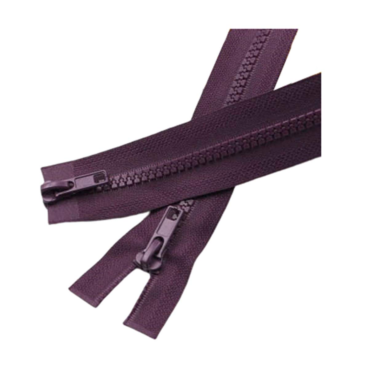 cremallera desmontable, 2 cremalleras de resina 5# doble extremo abierto 50/200cm(Color 7,200cm)