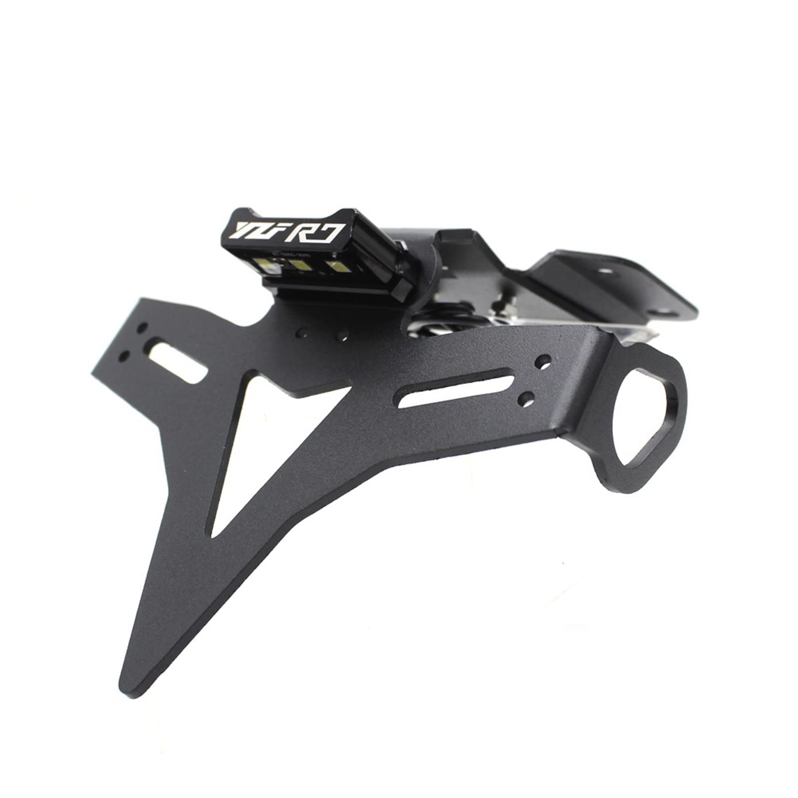 YAMAHA YZFR7 YZF R7 MT07 Motorcycle License Plate Holder LED Light Rear Tail Tidy Fender Eliminator Kit Bracket 2021-2022