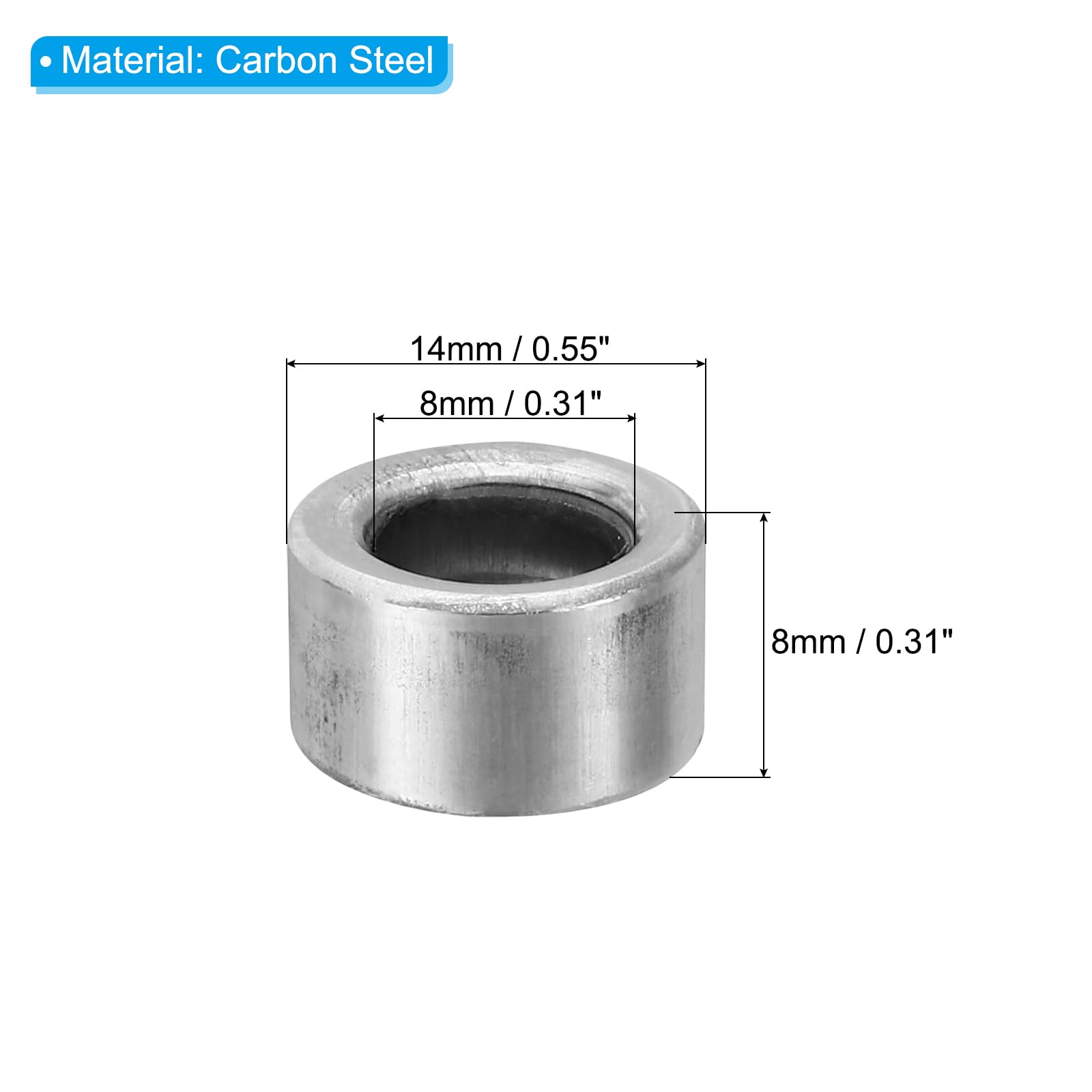 PATIKIL M8 Steel Spacers - Image 2