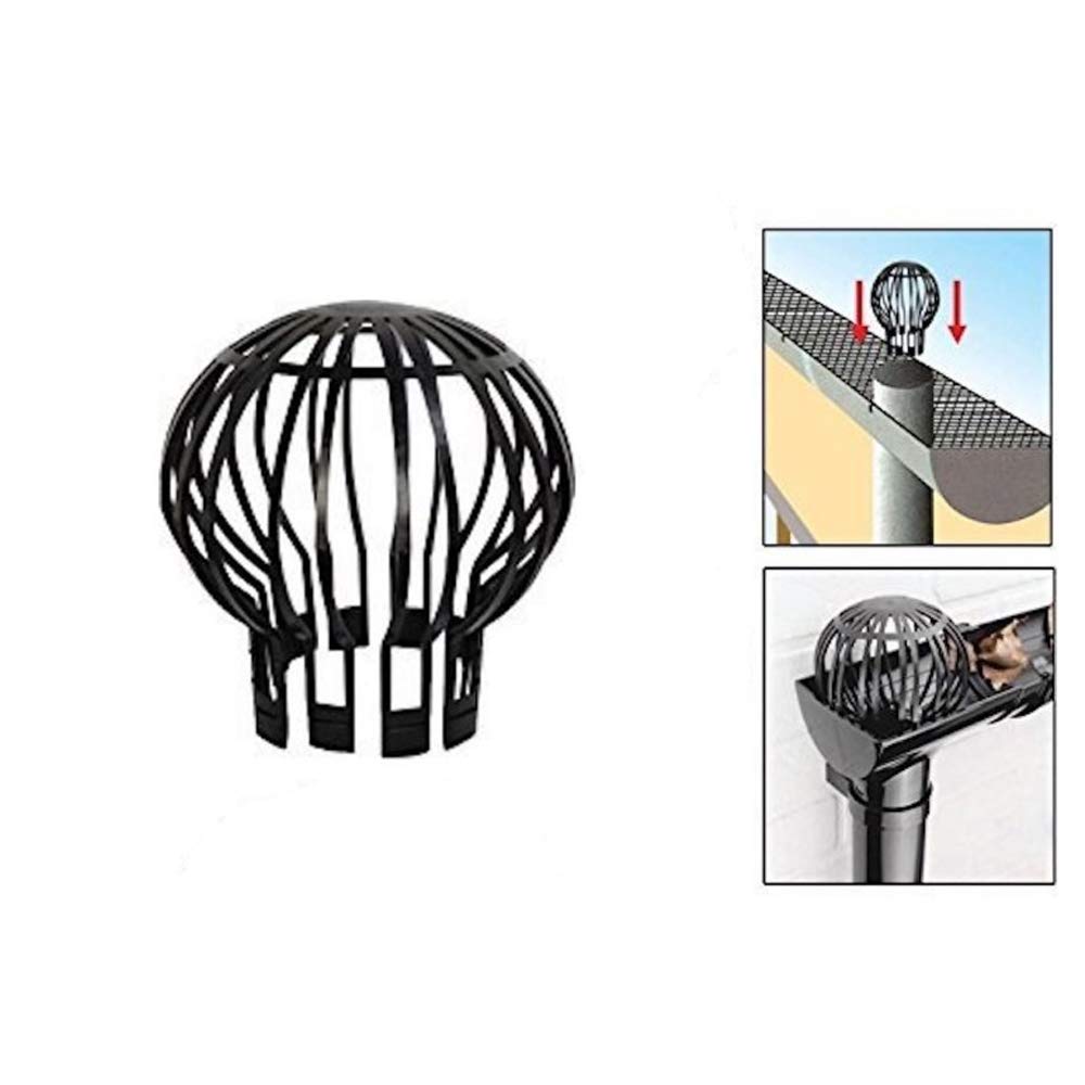 4 Protezioni Per Grondaia In Plastica - 12.5x14.5cm, Filtro Antifoglie Per Tubi Di Scarico - Foto 14