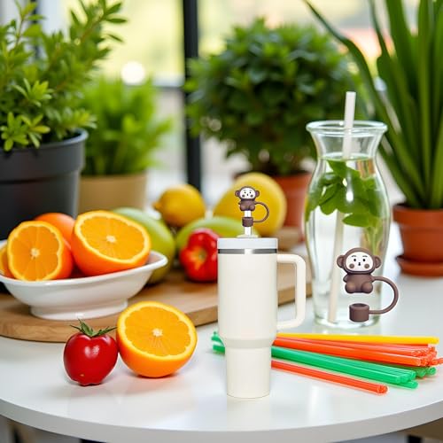Tapa para pitillo silicona reusable color marrón miniatura 4