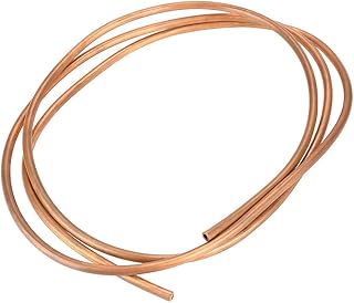1 4 Copper Tubing 1 4 Copper Tubing T2 Copper 2M T2 Soft Copper Coil Tube Pipe Id 4Mm Od 6Mm Thickness 1Mm for Refrigeration
