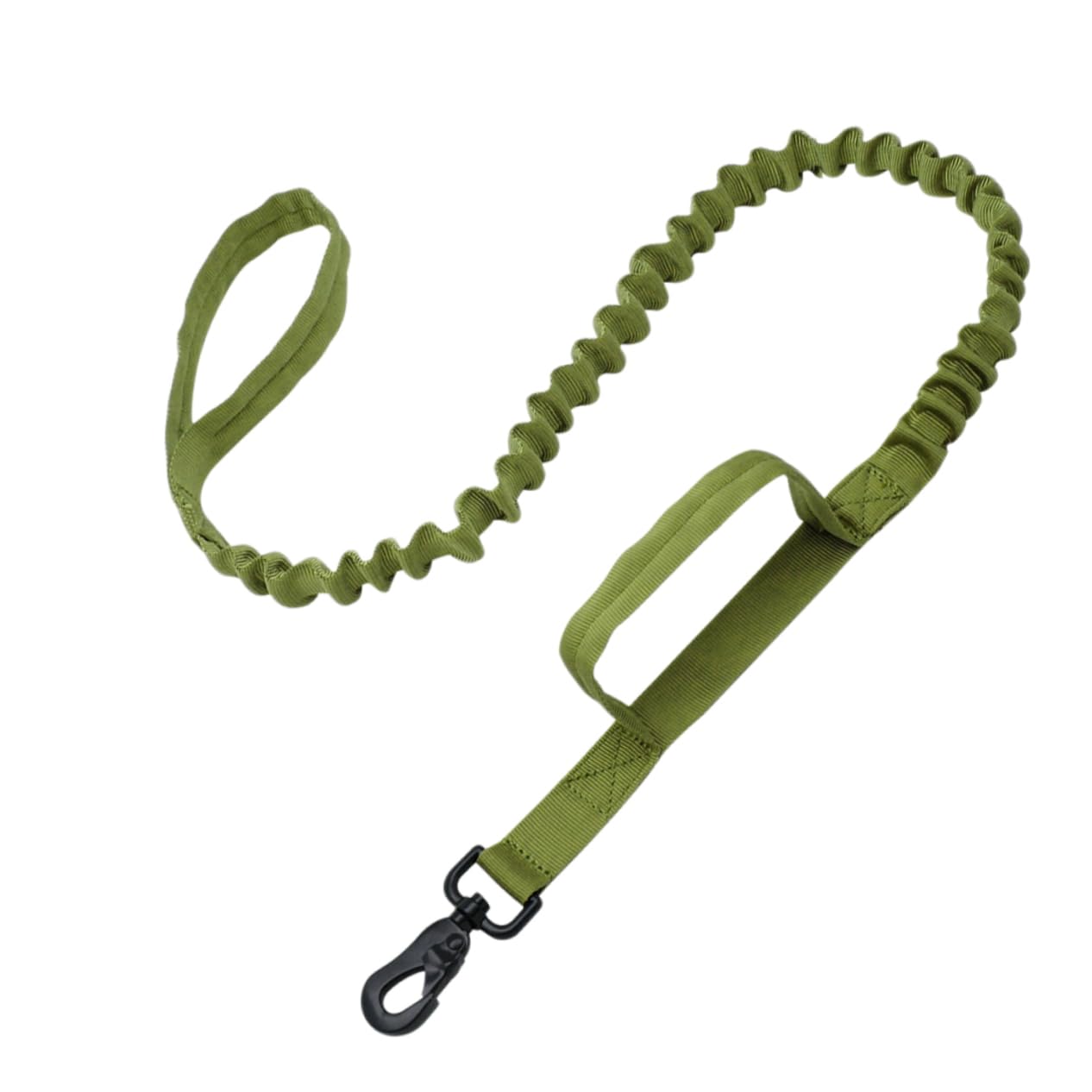 Kisangel 3pièces Laisse Entraînement pour Chien Réglable Nylon Élastique Couleur Verte Parfaite pour Formation Activités Extérieures