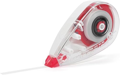 Miniatura 9 de Precisión Easy Correct Correction White Out Tape Paquete de 20 ediciones de aspecto profesional sin tiempo de secado 532" de ancho y 23 pies de