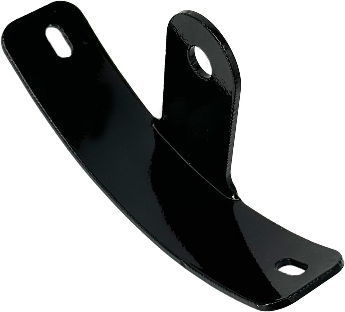 Rear Side License Plate Bracket Compatible with Harley Davidson 1993-2025,Sportster 48 72,Iron 883 1200,Nightster Roadster 1993-Up,Curved License Plate Side Mount Bracket with 1/2-inch mounting Area.
