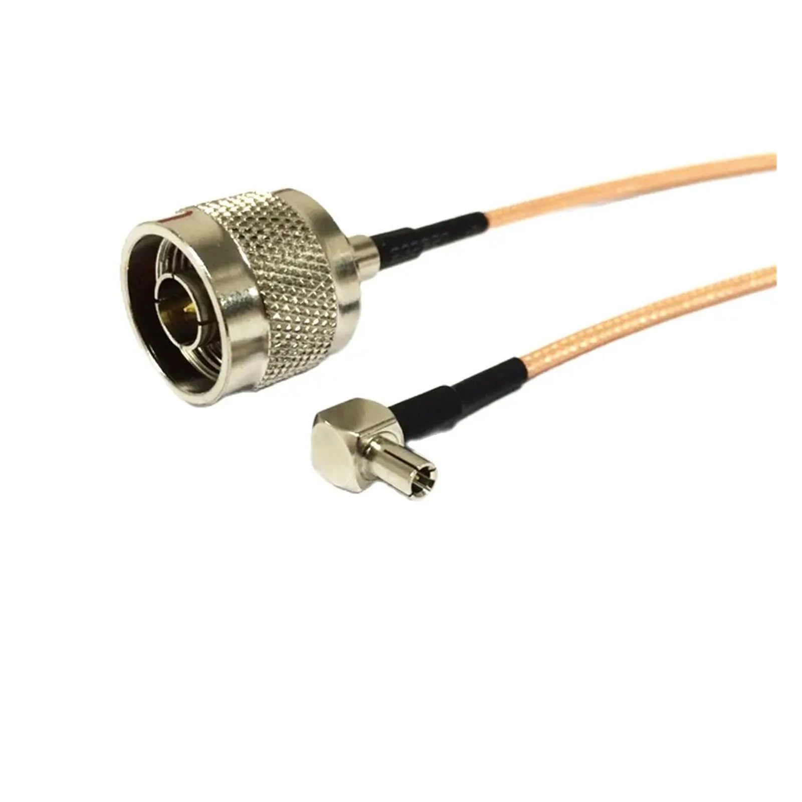 Cavo a Spirale RG316 da 15 cm, Tipo N, Maschio/Femmina, Interruttore TS9, Angolo retto, 90 Gradi, for Modem(N Female,15cm)