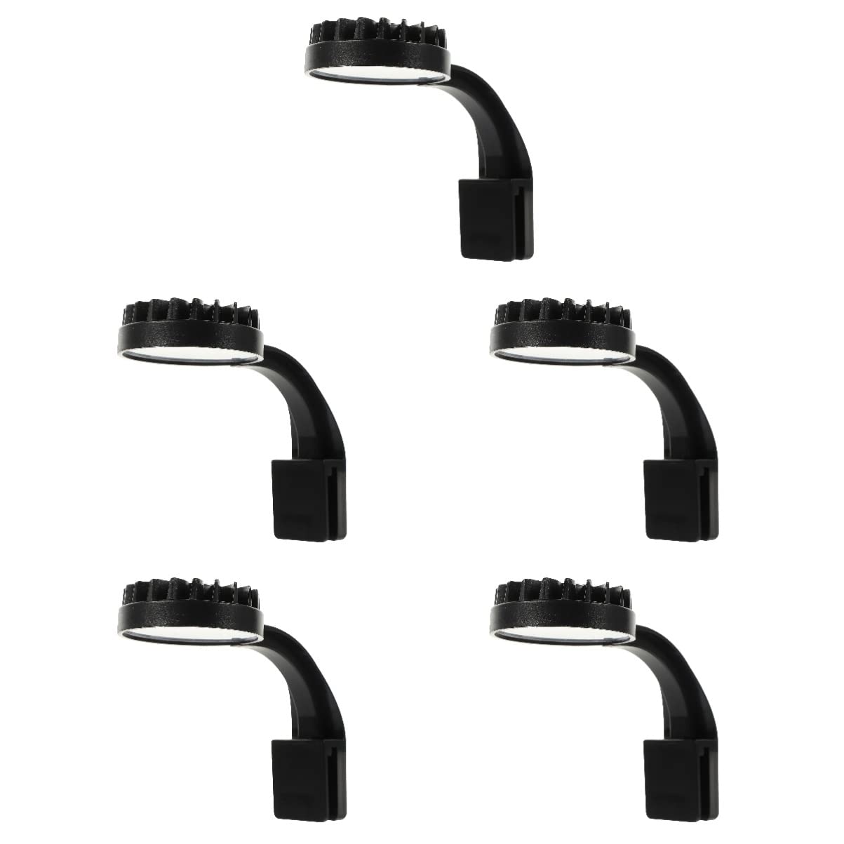 Yardwe 5 Piezas Linterna Clip De Luz De Acuario Pequeña Luz Del Acuario Conveniente Luz Para Pecera Lámpara De Clip De Pecera Mini Plantas Pez El Plastico Led Pecera Pequeña
