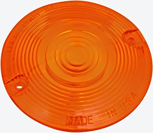 Orange Cycle Parts Amber Turn Signal Lens for Harley Tour Glide FLT/Electra Glide FLHT 86-18 Heritage Softail FLST 86-17 Sport Glide FXRT/Grand Touring FXRD 86-98 repl. # 68440-86