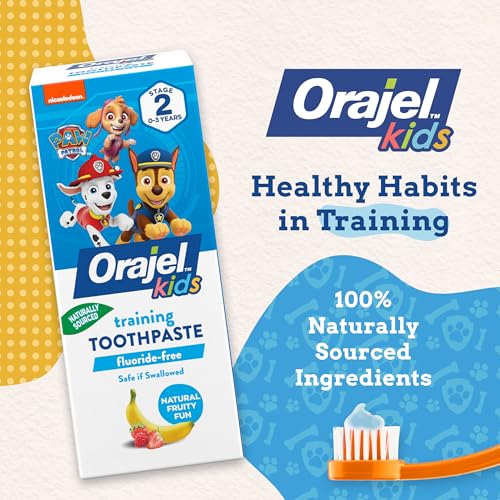 Orajel 24605 Kids Paw Patrol Fluoride-Free Training Toothpaste thumb #3