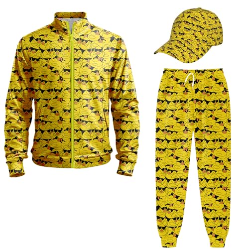 Wdpsuxin Rubber Duck Tracksuit