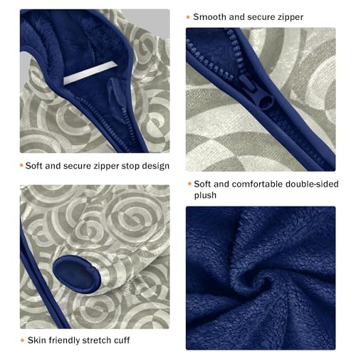 GuoChe Casaco de bebê textura quadrados espiral bege verde bebê vestido casaco azul marinho moda rou