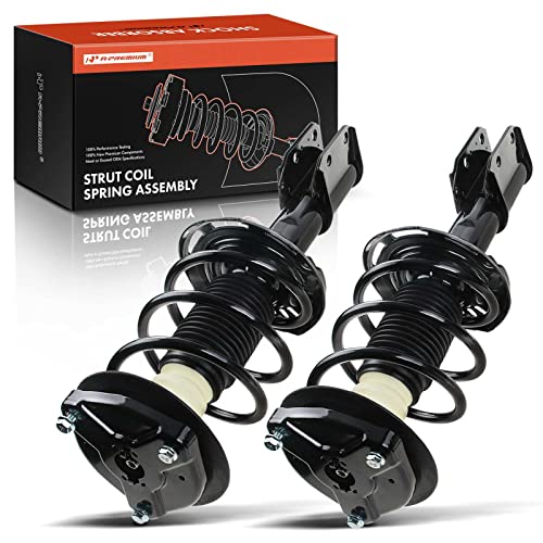 A-Premium Front Pair (2) Complete Strut & Coil Spring Assembly Compatible With Mercedes-Benz C230 2008-2009, C250 2010-2012, C300 2008-2014, C350 2008-2014, Driver And Passenger Side, Awd #TOP15
