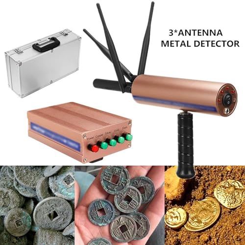 Détecteur de métaux souterrain de 25m avec scanner rechargeable bleu - 3