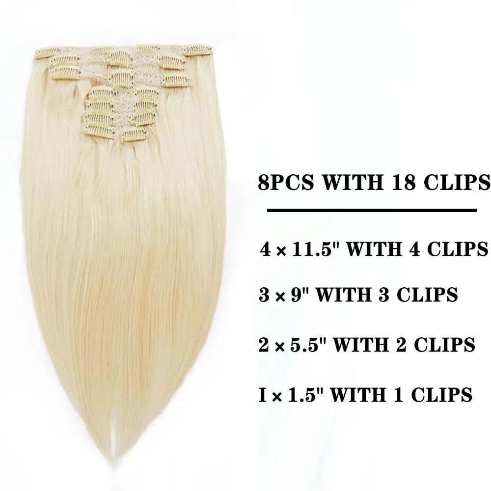 Nakładki na włosy dla kobiet Włosy naturalne, koronkowe, doczepiane, blond, nr 613, podwójnie tkane Messy Hair Bun Hairpiece(20inches,240gSet)