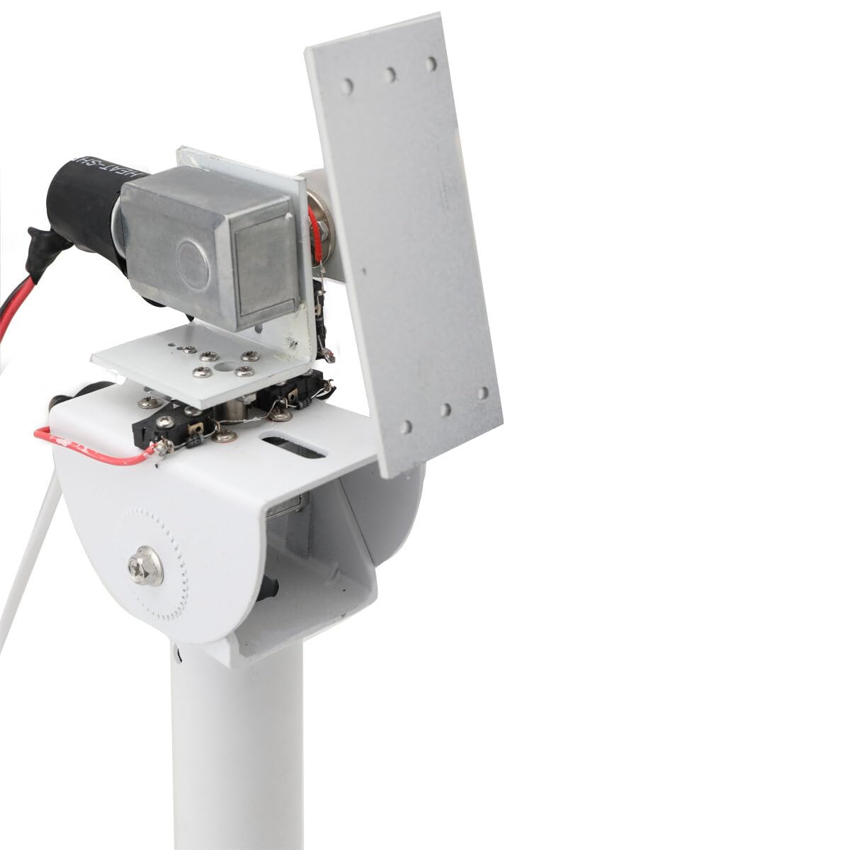 Bricolaje 30 W Dos ejes giratorio Cardán Solar Tracking Robot vigilancia alto par motor engranaje helicoidal