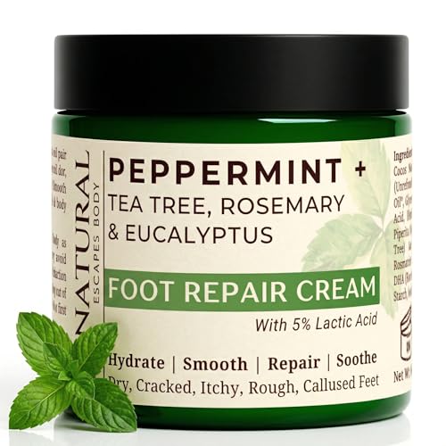 Peppermint Foot Cream with 5% Lactic Acid