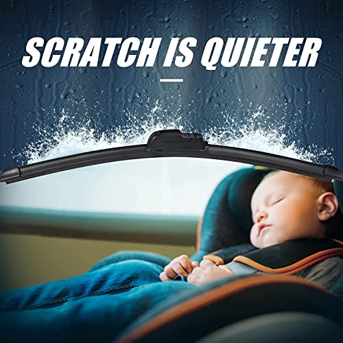 Ransoto Utv Windshield Wiper Kit With Wiper Blade Compatible With Polaris Ranger Rzr General Can Am Maverick X3 Commander Golf Cart Hand Operated Manual Wiper (1 Rubber Blade) #TOP2