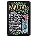 Mai Tai Tiki Bar Poster Open Summer Beer Retro Metal Tin Sign Mojito Martini CUBA LIBRE Placa de cóctel Pub Bar Art Pegatinas Decoración de pared